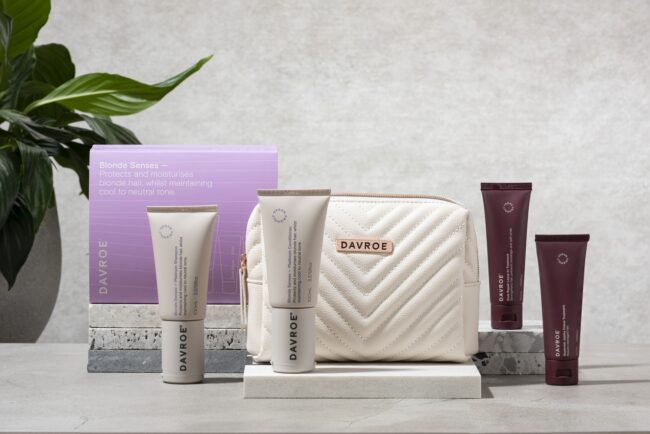 DAVROE BLONDE TRAVEL PACK WITH PRODUCTS-small